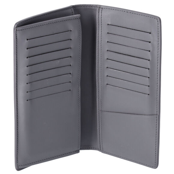 Louis Vuitton Gray Monogram Shadow Portefeuille Brazza M81335 Long Wallet - Picture 2 of 6